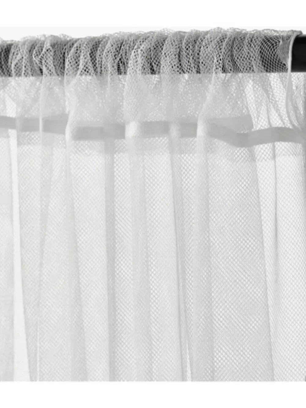 6 Panel White Netting mosquito Curtain ikea